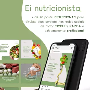 Pack NUTRIÇÃO ESPORTIVA por Jana Nunes Designer