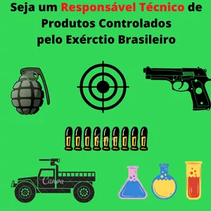Imagem de capa para o Curso online Seja Responsável Técnico de Produtos Controlados Pelo Exército Brasileiro