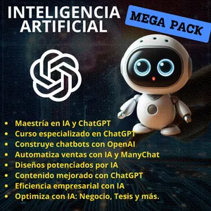 Imagen de portada para Ebook Mega Pack de Inteligencia Artificial 2025