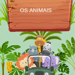 Imagem de capa para o Ebook Livro dos Animais.