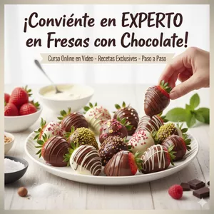 Imagen de portada para Ebook Receta de Fresas con Chocolate