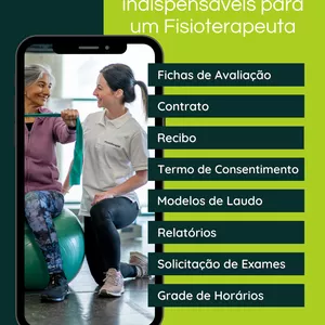 Imagem de capa para o Ebook KIT personalizável de documentos indispensáveis para um Fisioterapeuta