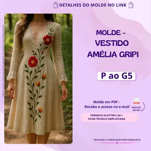 Imagem de capa para o Curso online Vestido Amélia Gripi 
