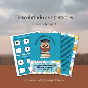 Imagem de capa para o Curso online Descobrindo as Operações Adição e subtração Nível 1