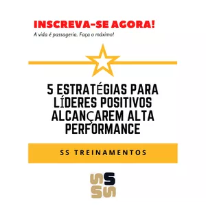 Imagem principal do produto 5 estratégias para Líderes positivos alcançarem alta performance