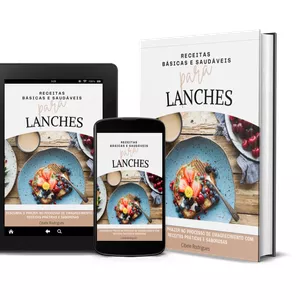 Imagem principal do produto Ebook - Receitas Básicas para Lanches 