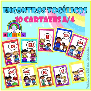 Imagem de capa para o Ebook ENCONTRO VOCÁLICOS CARTAZES