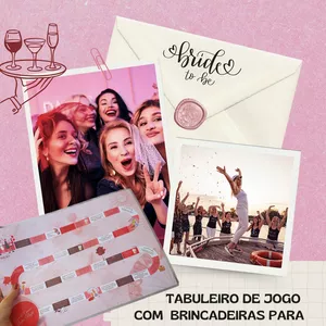 Imagem de capa para o Ebook Jogos de tabuleiro para Despedida de Solteira