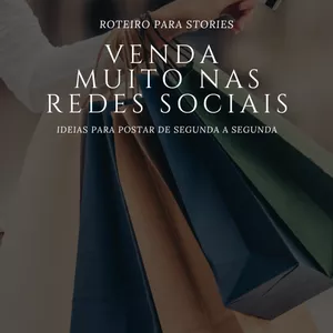 Imagem de capa para o Ebook ROTEIRO PARA STORIES - LOJAS