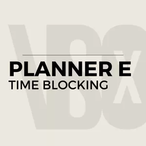 Imagem de capa para o Ebook Planner e Time Blocking
