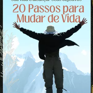 Imagem de capa para o Ebook 20 Passos para Mudar de Vida