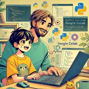 Imagem de capa para o Curso online Python em Família: Explorando o Código Juntos