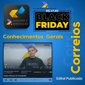Imagem de capa para o Curso online CONHECIMENTOS GERAIS - CORREIOS 2024