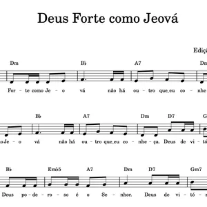 Imagem de capa para o Ebook Deus Forte como Jeová