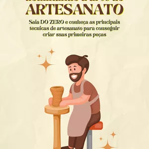 Imagem de capa para o Ebook Dominando a arte do artesanato