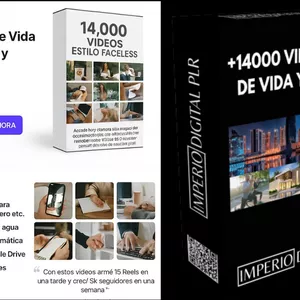 Imagen de portada para Curso online 14000 videos estilo de vida y faceless