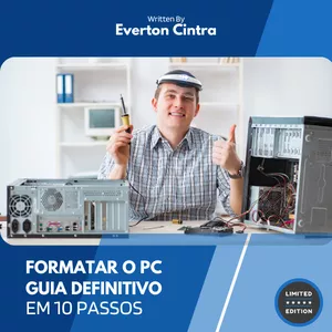 Imagem de capa para o Ebook FORMATAR O PC GUIA DEFINITIVO EM 10 PASSOS