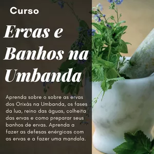 Curso Curso Ervas e Banhos na Umbanda dos Orixás 