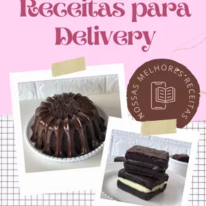 Imagem de capa para o Ebook Receitas para Delivery 