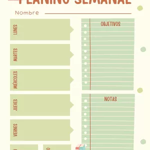 Imagen de portada para Curso online Planing Semanal 
