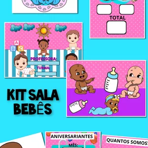 Imagem de capa para o Ebook KIT SALA: TEMA  BEBÊS