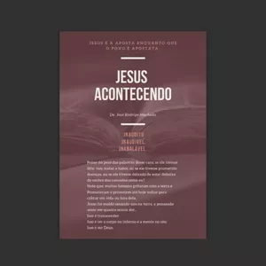 Imagem de capa para o Ebook Jesus Cristo acontecendo