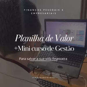 Imagem de capa para o Curso online Mini Curso de Gestão + Planilha de Valor