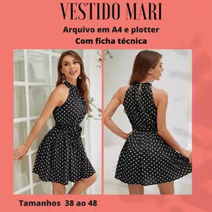 Imagem de capa para o Ebook Molde Vestido Mari