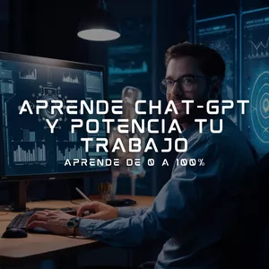 Imagen de portada para Curso online Aprende Chat-GPT y Potencia tu Trabajo: de 0 a 100%
