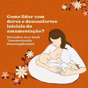 Imagem de capa para o Ebook Amamentação descomplicada