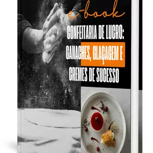 Imagem de capa para o Ebook Confeitaria de lucro