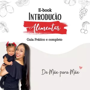 Imagem de capa para o Ebook E-book guia prático a introdução alimentar 