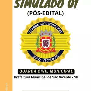 Imagem de capa para o Ebook 05 SIMULADOS PARA GUARDA MUNICIPAL DE SÃO VICENTE - SP