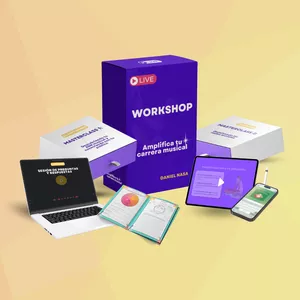 Imagen de portada para Curso online  WORKSHOP: Amplifica tu carrera musical