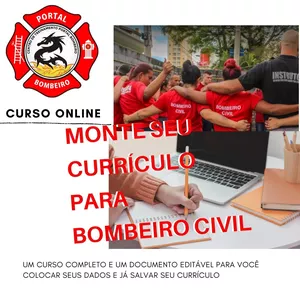 Imagem de capa para o Curso online Como fazer um Curriculo de Bombeiro