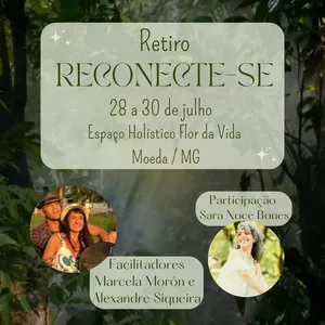 Imagem de capa para o Evento presencial Retiro Reconecte-se