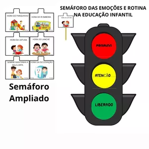 Imagem de capa para o Ebook PROJETO SEMÁFORO- EMOÇÃO E ROTINA