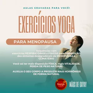 Imagem de capa para o Curso online Exercícios de Yoga para Menopausa