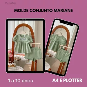 Imagem de capa para o Ebook Molde Conjunto Mariane