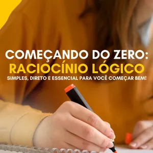 Imagem de capa para o Curso online Começando do Zero: Raciocínio Lógico