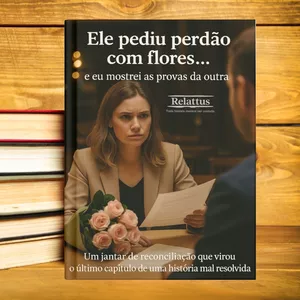 Imagem de capa para o Ebook Ele pediu perdão com flores… e eu mostrei as provas da outra