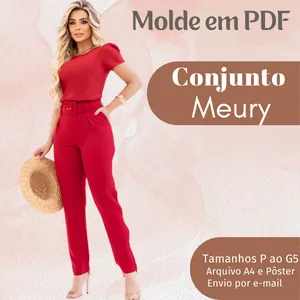 Imagem de capa para o Ebook MOLDE EM PDF CONJUNTO MEURY