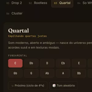 Imagem do curso App Voicings Gospel Jazz Americano 