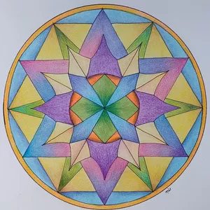 Imagem de capa para o Curso online Como Desenhar Mandala Geométrica