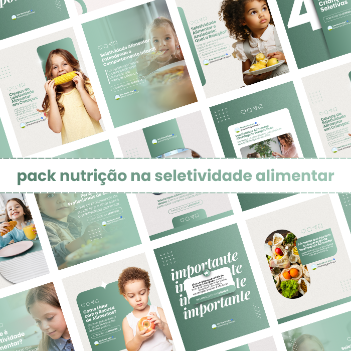 Imagem do curso PACK CANVA NUTRIÇÃO NA SELETIVIDADE ALIMENTAR