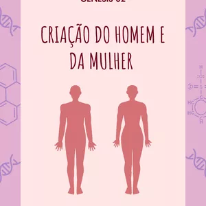 Imagem de capa para o Ebook Devocional Gênesis 02 - Criação do homem e da mulher 