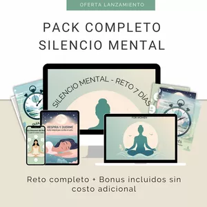 Imagen de portada para Curso online Silencio Mental - Reto de 7 Días