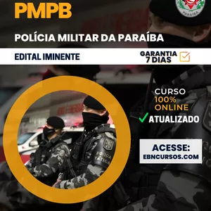 Imagem de capa para o Curso online Curso Completo - Polícia Militar da Paraíba - EBN Cursos