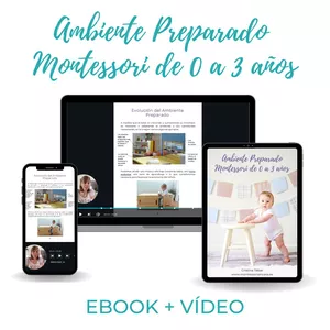 Imagen de portada para Ebook Ambiente Preparado Montessori 0-3 años (EBOOK + VÍDEO)