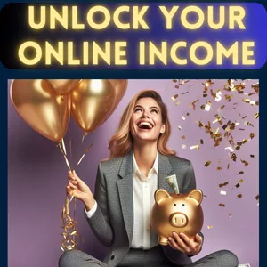 Cover image for Ebook Unlock Your Online Income: 25 Profitable Ideas for Success